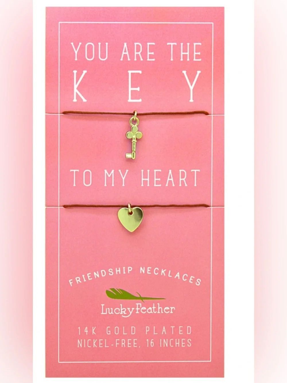 Friendship Necklaces - You are the key to my heart